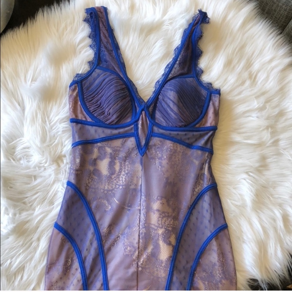 🔥Amazing🔥Rare Bebe Lace Sexy Mini Dress Bustier